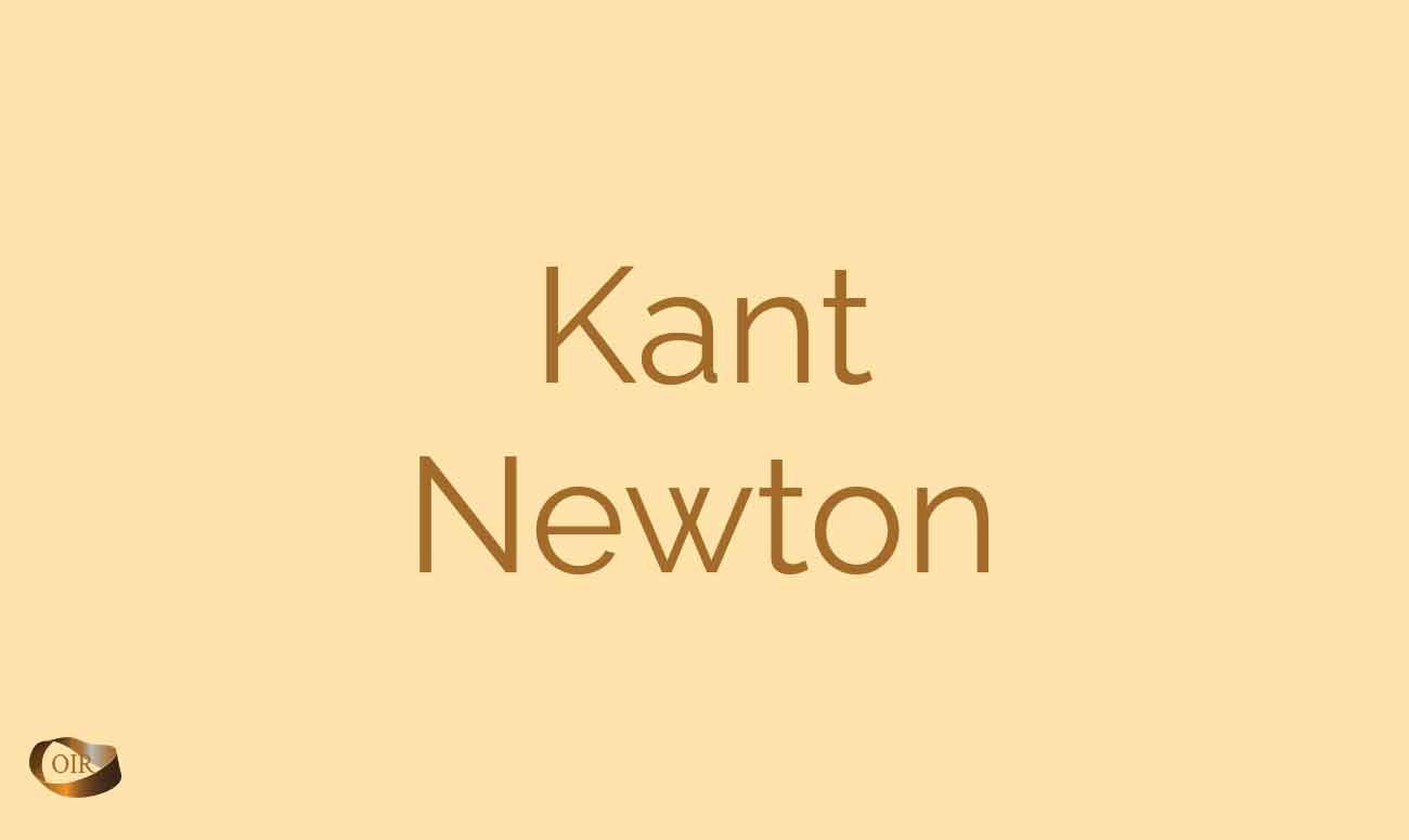 Kant y Newton