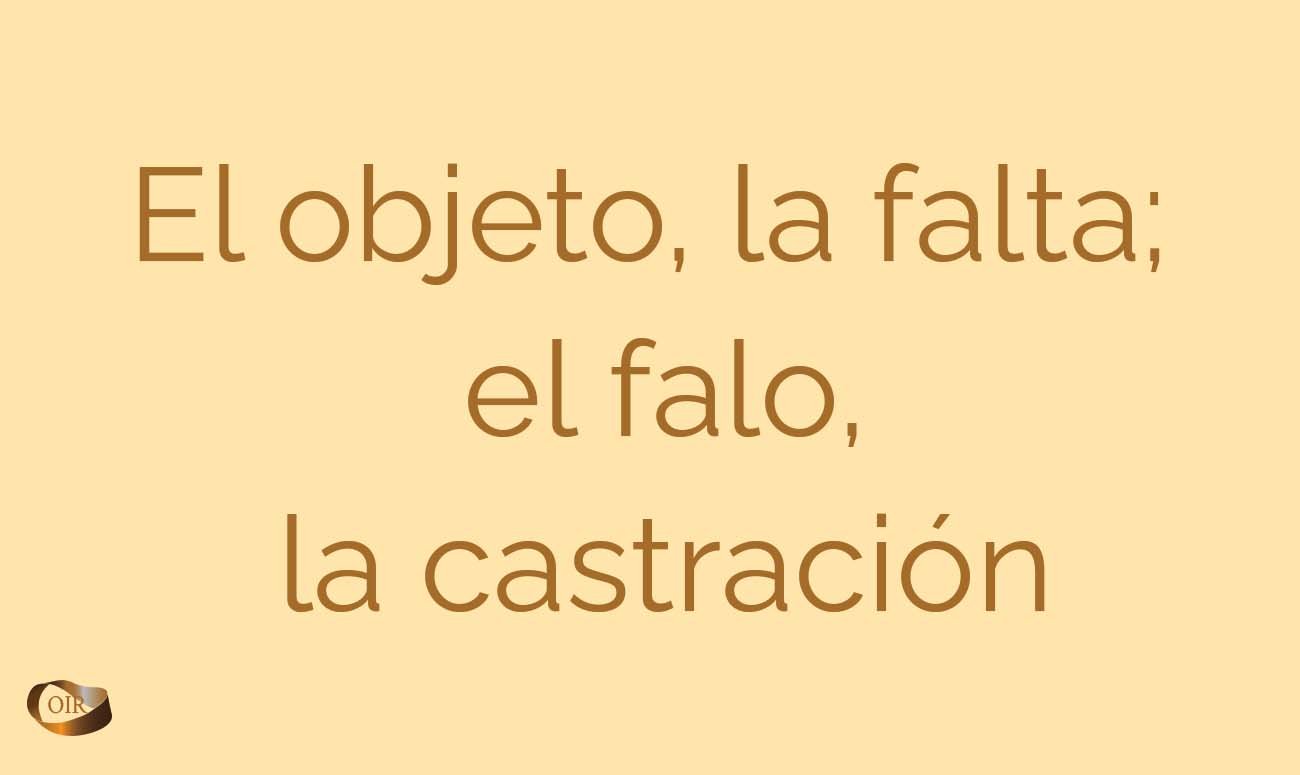 El objeto y el falo -Oír